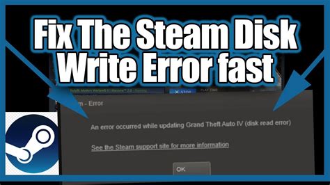 How to Fix the Steam Disk Write Error