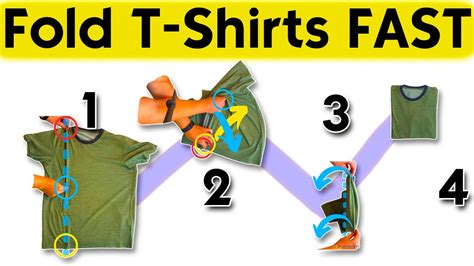 How to Fold T-Shirts FAST: Pinch fold explained step-by-step