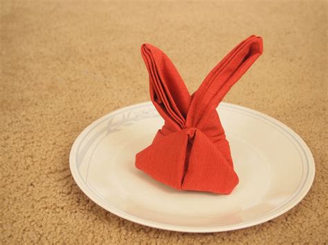 How to Fold a Napkin Into a Bunny: 12 Steps (with Pictures) - wikiHow