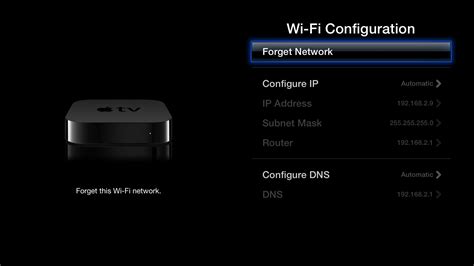 How to Forget a Wi Fi Network on Apple TV