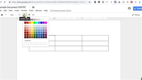 How to Format Tables in Google Docs YouTube