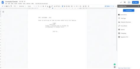How to Format a Screenplay in Google Docs MediaEquipt (2022)