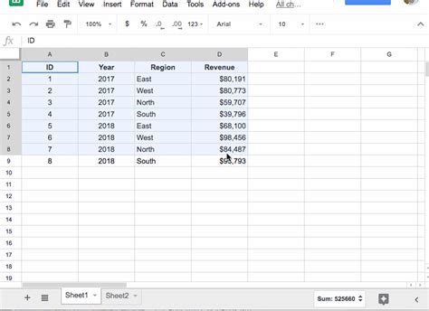 How to Format a Table in Google Sheets A StepbyStep Guide JOE TECH
