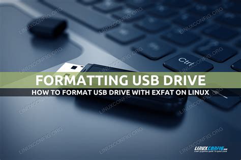 How to Format a USB Drive as exFAT on Linux