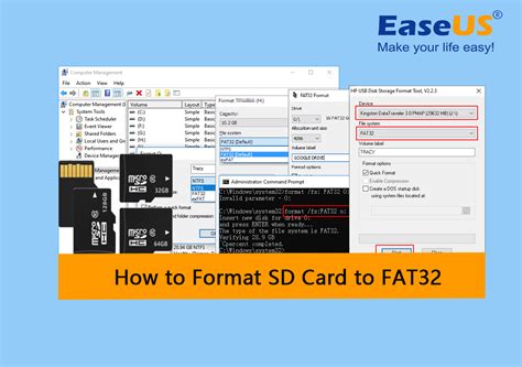 How to Format an SD Card to FAT32