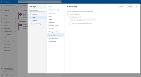 How to Forward Outlook Mail to Another Email Address