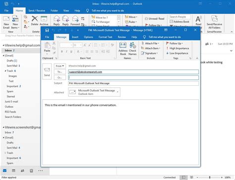 How to Forward a Message With Outlook