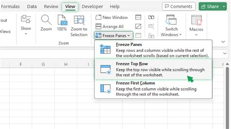 How to Freeze Cells in Microsoft Excel - Template.net