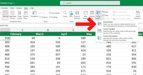 How to Freeze Column and Row Headings in Excel