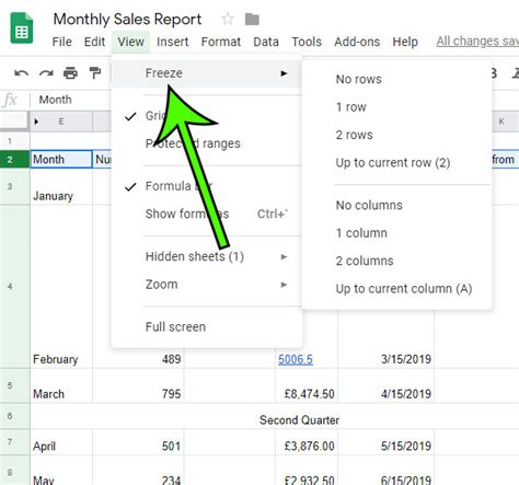 How to Freeze a Row in Google Sheets Support Your Tech