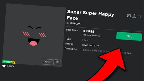 How to GET SUPER SUPER HAPPY FACE FOR FREE! (Tutorial) - YouTube