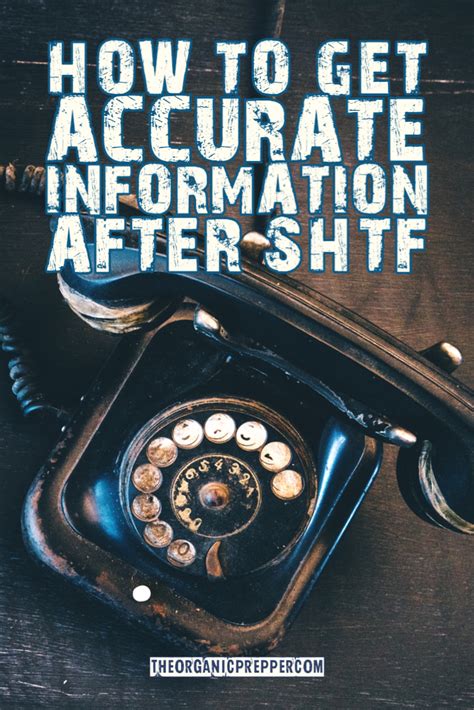 How to Get Accurate Information After SHTF - The Organic Prepper