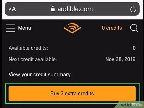 How to Get Credits on Audible