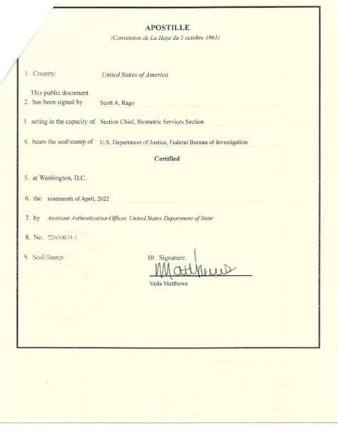 How to Get FBI Background Check Apostille