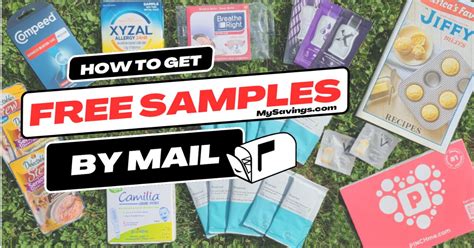 How to Get Free Product Samples in the Mail