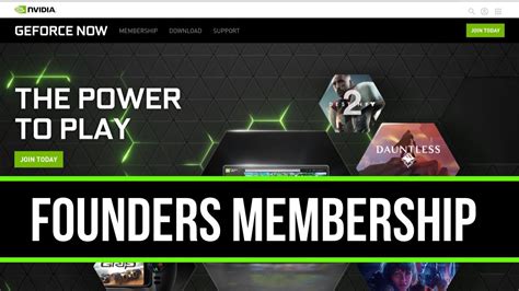 How to Get GeForce Founders Membership GEFORCE NOW - YouTube