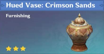 How to Get Hued Vase: Dark Rock Furnishing Genshin Impact