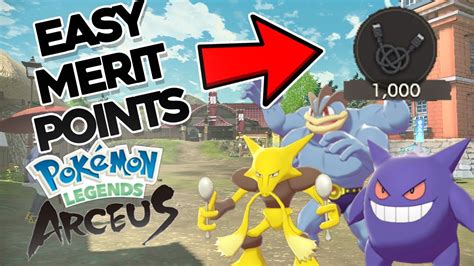 How to Get Merit Points Fast Pokemon Legends: Arceus