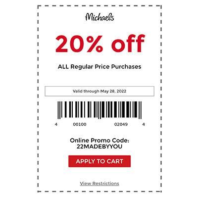 How to Get Michaels 20%, 30%, 40% and 50% off Coupons