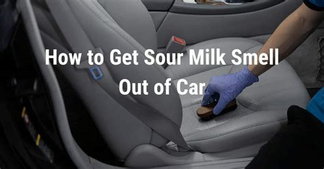 How to Get Milk Smell Out of Car: 7 Easy Ways - CAR …