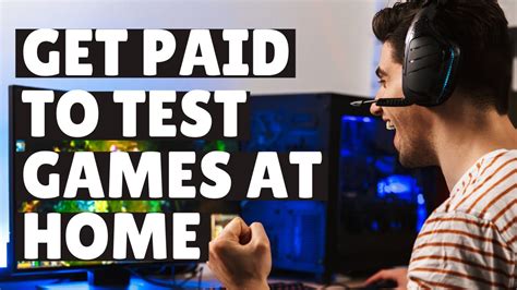 How to Get Paid to Test Games Working at Home YouTube