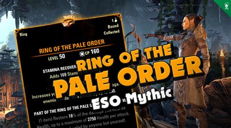 How to Get Ring of the Pale Order in ESO
