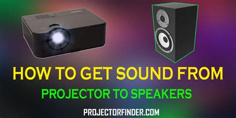 How to Get Sound From a Projector to Speakers