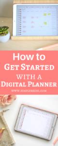 How to Get Started with a Digital Planner Simply Reeni