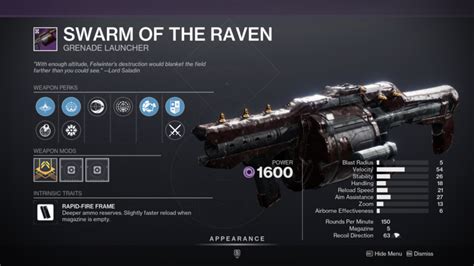 How to Get Swarm of the Raven in Destiny 2 Heavy.com