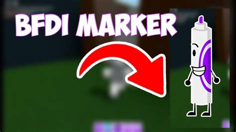 How to Get The “BFDI Marker” ROBLOX FIND THE MARKERS