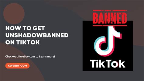 How to Get Unshadowbanned on TikTok