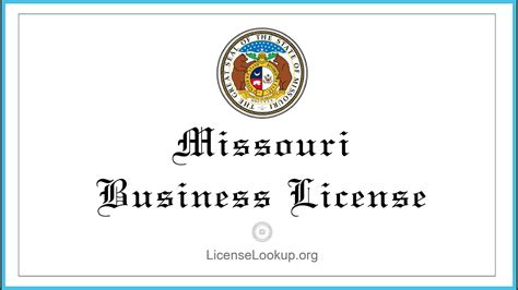 How to Get a Business License in Missouri