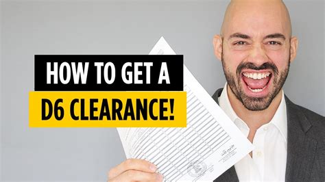 How to Get a D6 Clearance Form in Florida YouTube