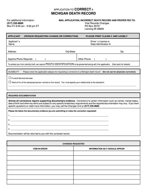 How to Get a Death Certificate in Michigan Step by Step Cake Blog