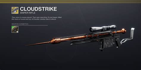 How to Get the Cloudstrike Exotic Sniper Rifle in Destiny 2