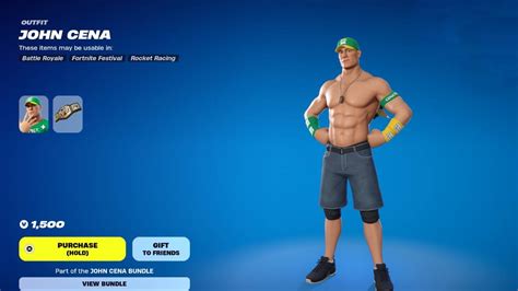 How to Get the John Cena Skin in Fortnite 