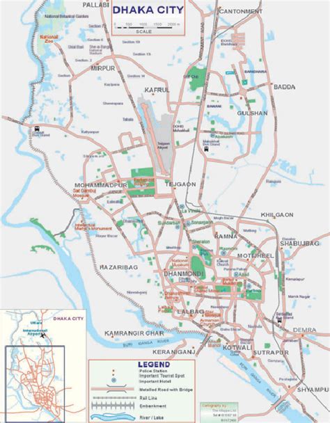 How to Get to Sheraton Dhaka Map of Dhaka