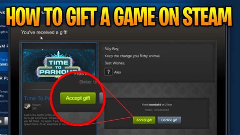 How to Gift a Game on Steam That You