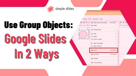 How to Group Objects in Google Slides