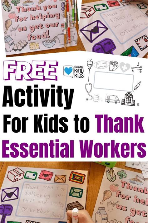 How to Help Kids Thank Essential Workers