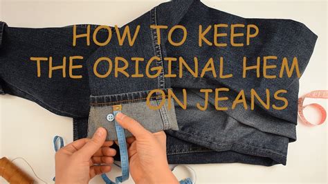 How to Hem Shorts - YouTube