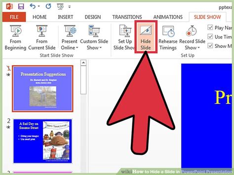 How to Hide a Slide in PowerPoint Presentation 9 Steps