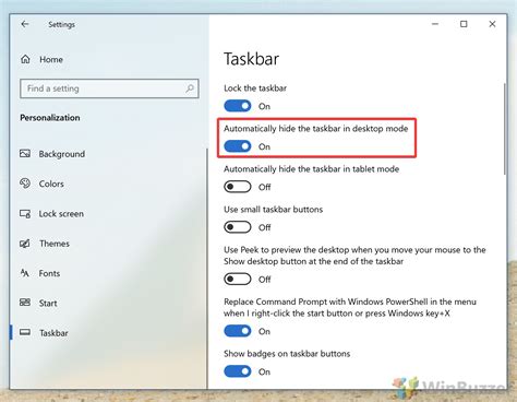 How to Hide the Taskbar in Windows 10