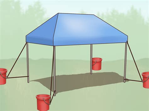 How to Hold Down a Canopy Tent on Concrete