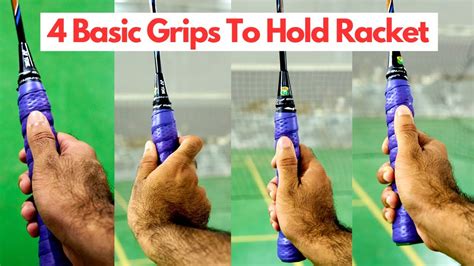 How to Hold a Badminton Racket