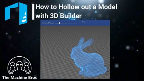 How to Hollow out a Model with 3D Builder YouTube