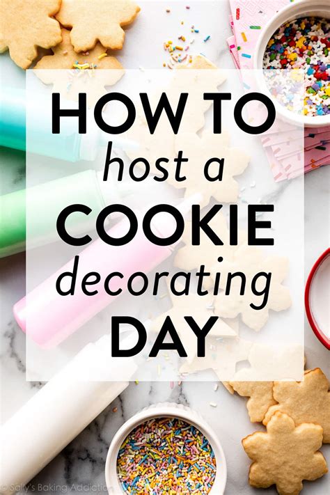 How to Host a Cookie Decorating Day (& Free Printable) - Sally