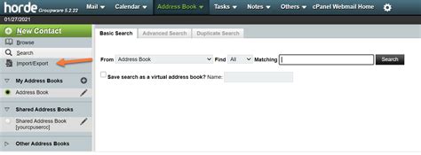 How to Import or Export Contacts in Webmail - ChemiCloud …