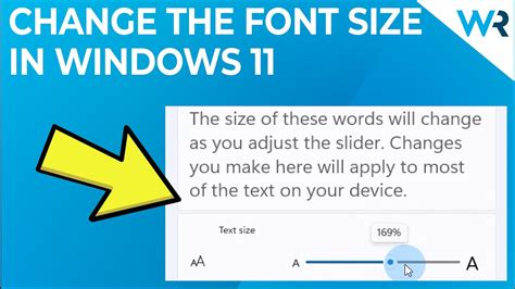 How to Increase Font or Text Size throughout Windows and Apps on