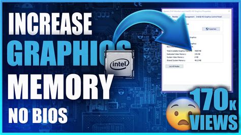 How to Increase Integrated Intel HD Graphics Dedicated Video ... - YouTube